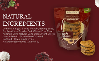 Grabbel & Hill Gluten Free Cranberry Cowboy Cookies.