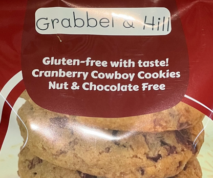 Grabbel & Hill Gluten Free Cranberry Cowboy Cookies.