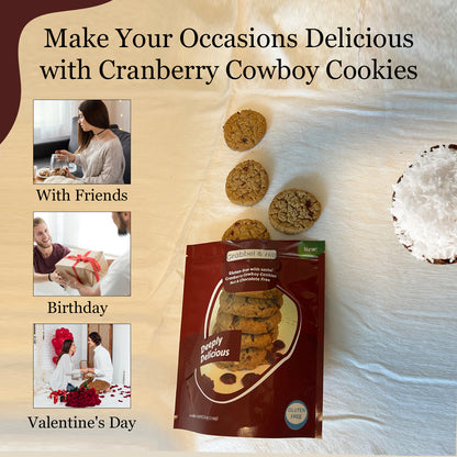 Grabbel & Hill Gluten Free Cranberry Cowboy Cookies.